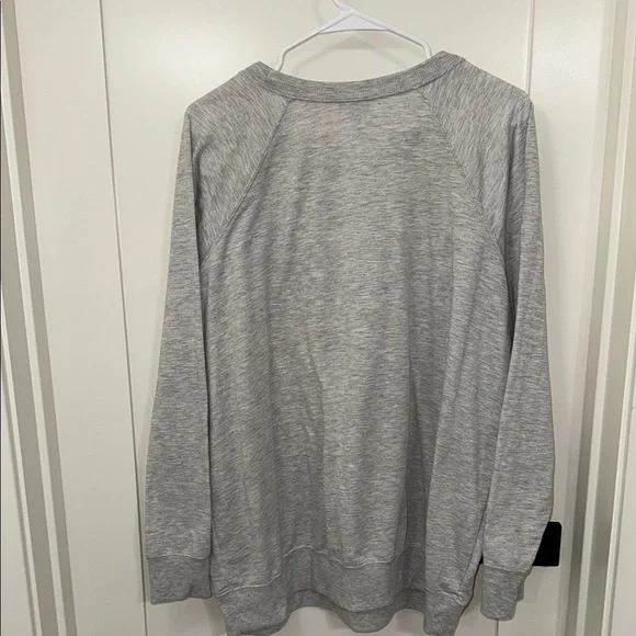 Torrid Sweatshirt Womens Sz 2 Gray Skull Floral Crewneck Jumper Soft Knit Grunge - Picture 5 of 8